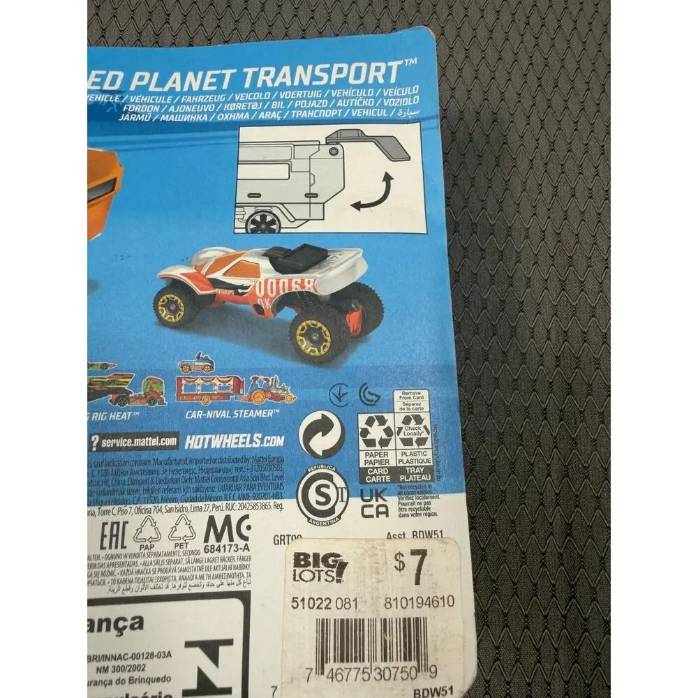 Hot Wheels Red Planet Transport 2024 1:64 Transporter Vehicle NEW
